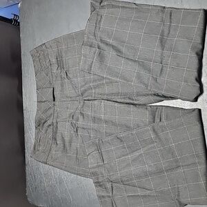 Worthington Charcoal/Tan Checkered Trousers